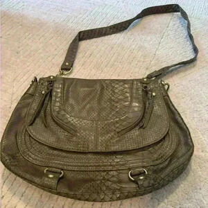 Olivia & joy crocodile pattern shoulder purse